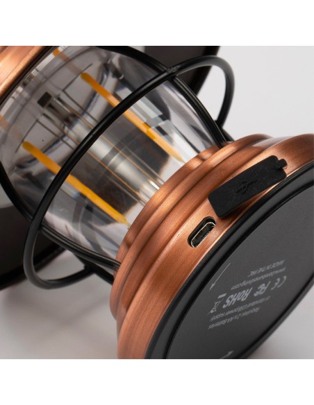 Barebones Edison Mini lantern bronze