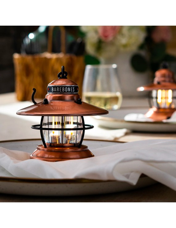 Barebones Edison Mini lantern bronze