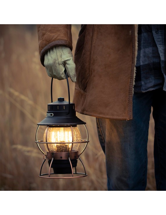 Barebones Railroad Lantern Bronze