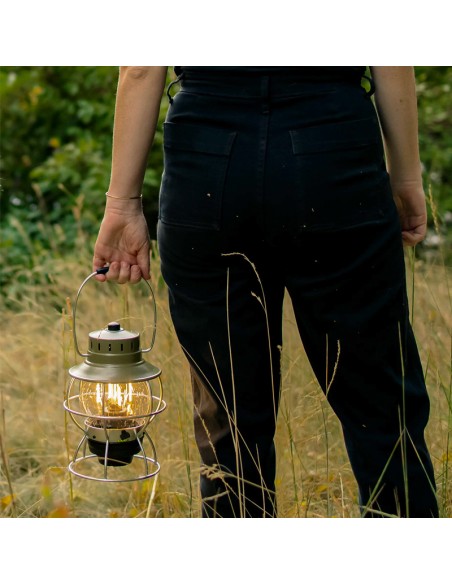 Barebones Railroad Lantern Olive