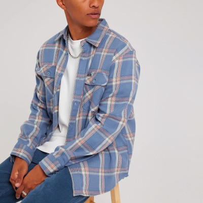 Brixton Bowery Stretch Flannel 2