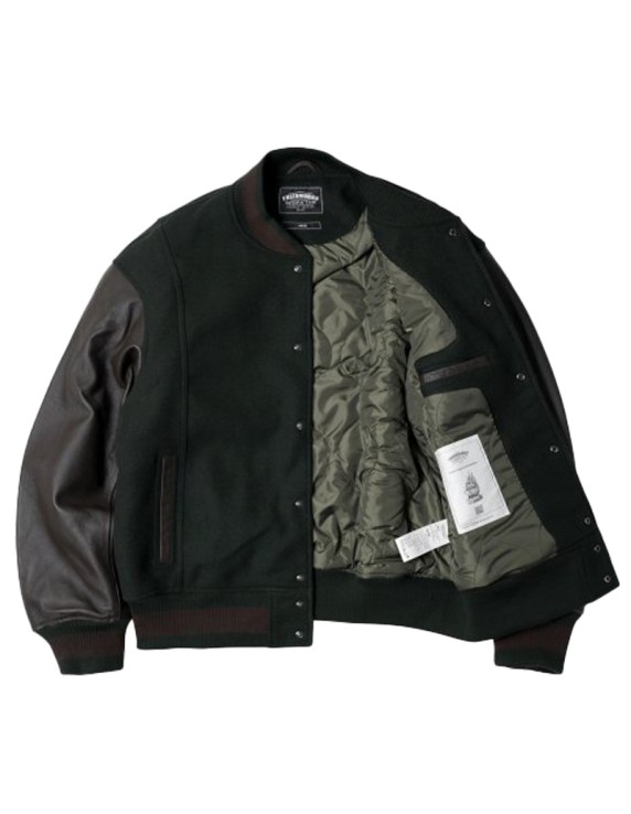 FRIZMWORKS Cowhide Leather Varsity