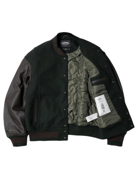 FRIZMWORKS Cowhide Leather Varsity