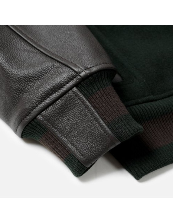 FRIZMWORKS Cowhide Leather Varsity