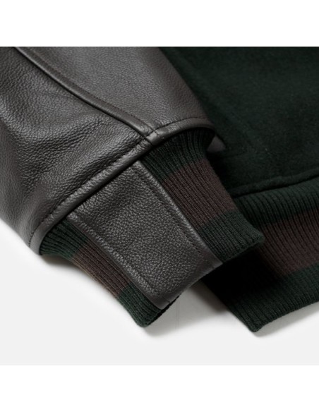 FRIZMWORKS Cowhide Leather Varsity