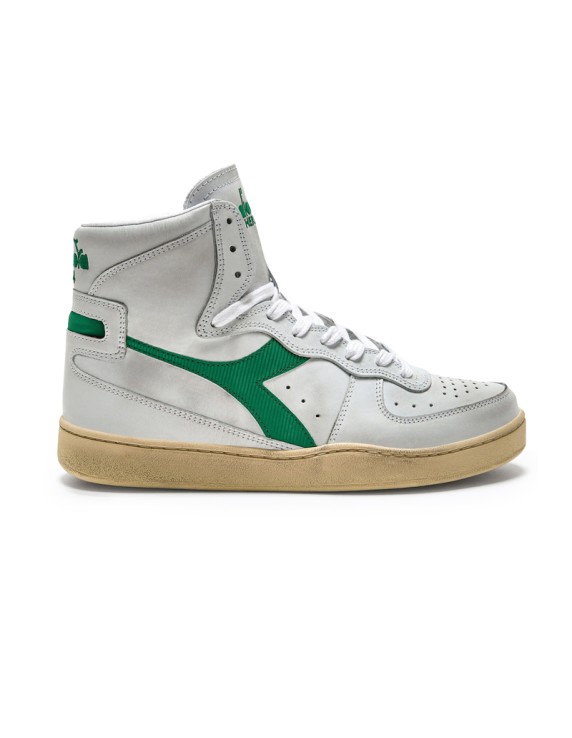 Diadora Mi Basket Used Bianco/Verde