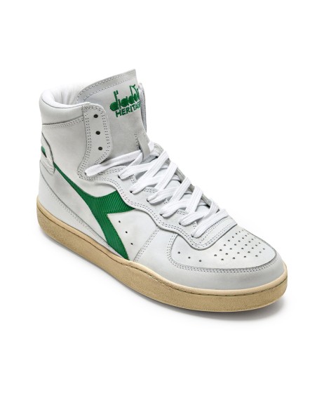 Diadora Mi Basket Used Bianco/Verde