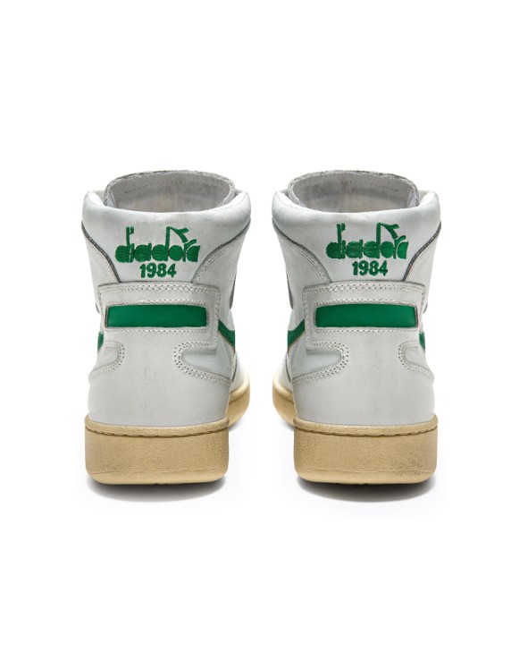 Diadora Mi Basket Used Bianco/Verde