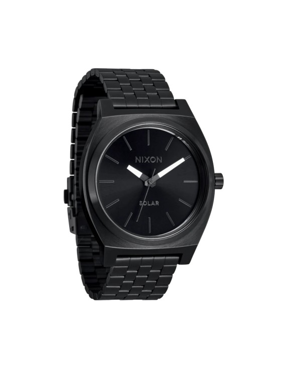 Nixon Time Teller Solar All Black/ White
