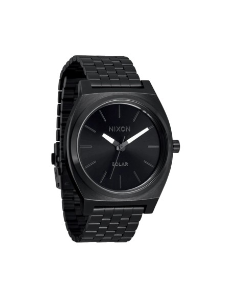 Nixon Time Teller Solar All Black/ White