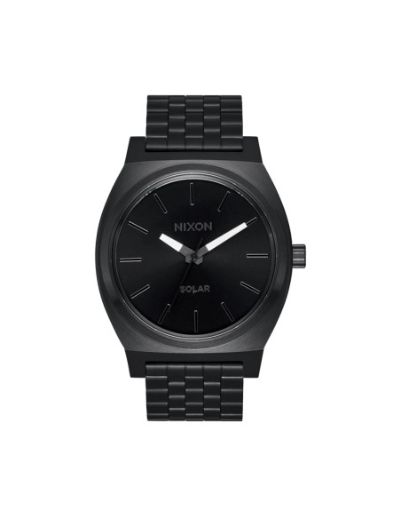 Nixon Time Teller Solar All Black/ White