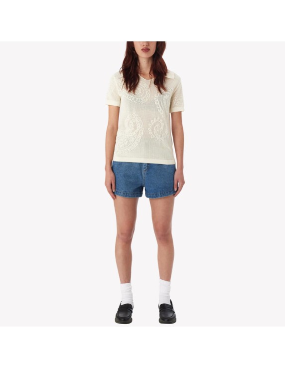 OBEY briana open knit shirt OBEY briana open knit shirt