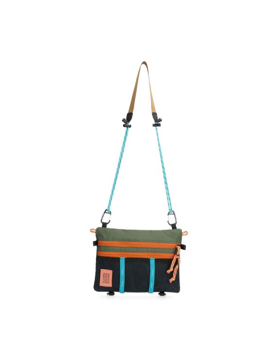 TD Mountain Accessory Shoulder Bag Olive/Pond Blue