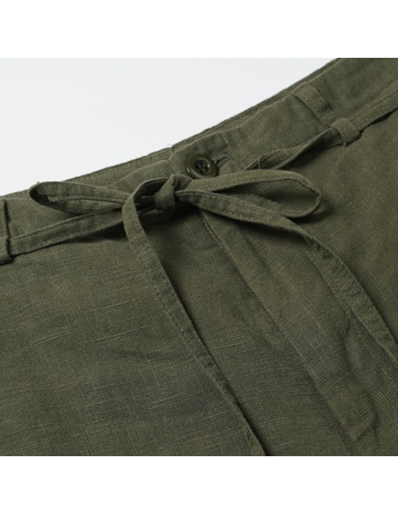 FRIZMWORKS Linen Cargo Parachute Pants FRIZMWORKS Linen Cargo Parachute Pants