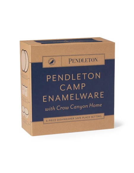 PENDLETON Camp Enamelware Set Navy Cross