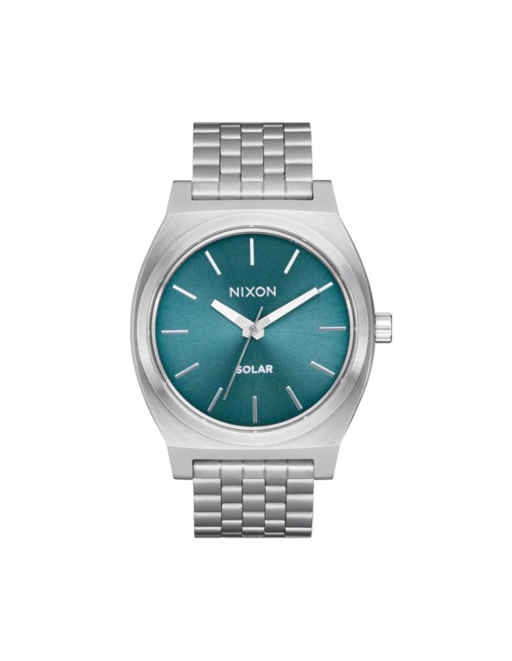 Nixon Time Teller Solar Silver/Dusty Blue