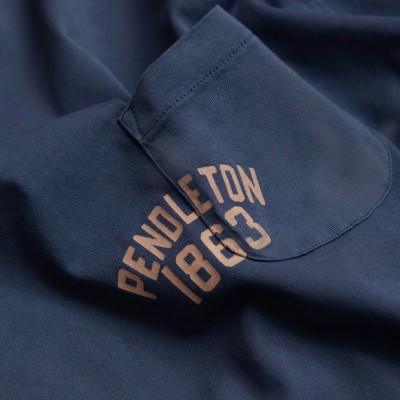 PENDLETON 1863 POCKET TEE NAVY 2