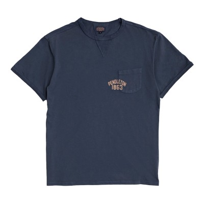 PENDLETON 1863 POCKET TEE NAVY