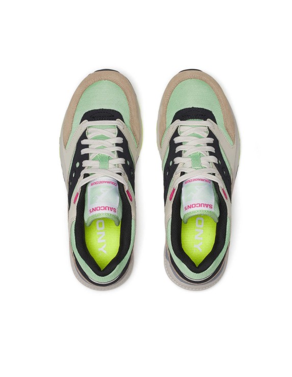 Saucony W Courageous Light Green/Tan Saucony W Courageous Light Green/Tan