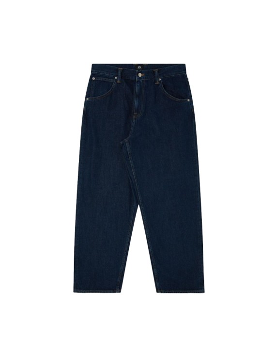 Edwin Tyrell Pant - Blue Dark Marble Wash