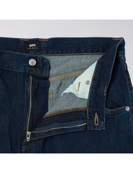 Edwin Tyrell Pant - Blue Dark Marble Wash