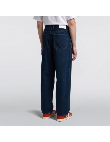 Edwin Tyrell Pant - Blue Dark Marble Wash
