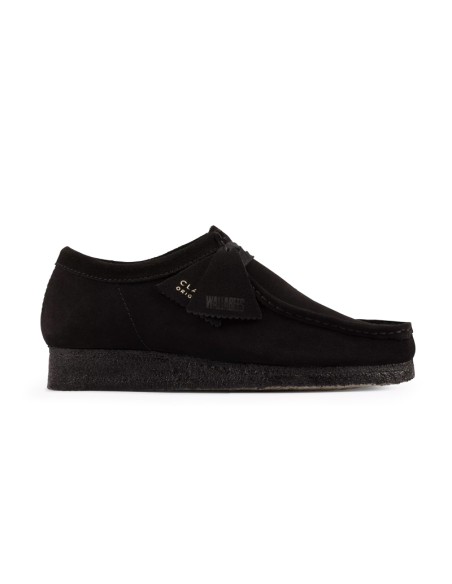 Clarks Wallabee W Black Suède