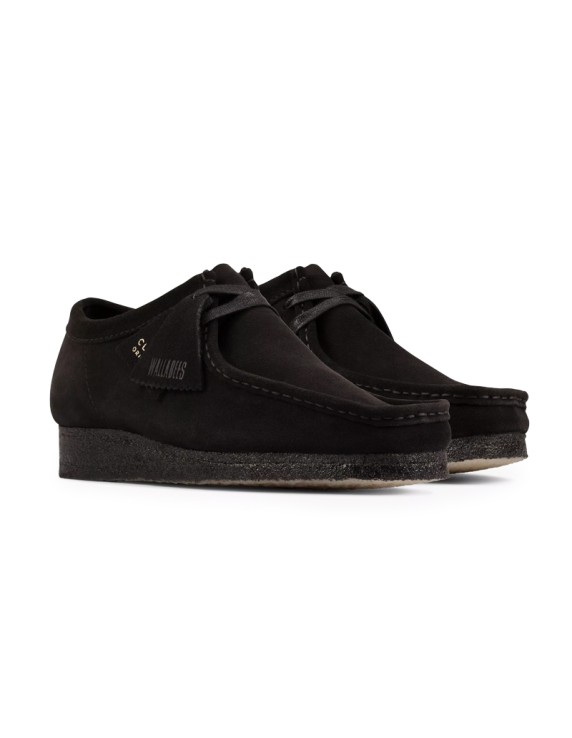 Clarks Wallabee W Black Suède Clarks Wallabee W Black Suède
