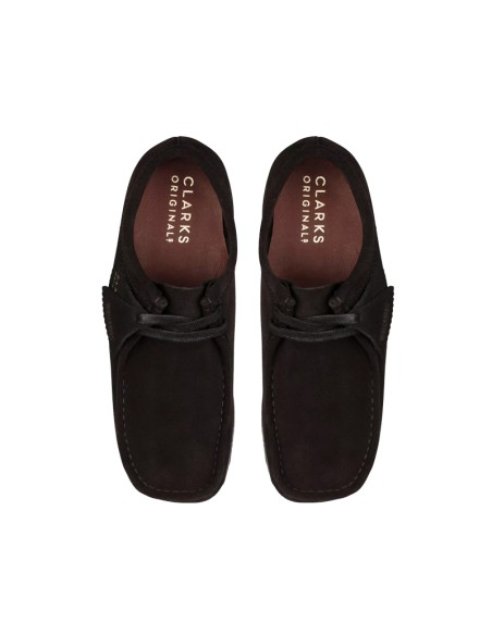 Clarks Wallabee W Black Suède