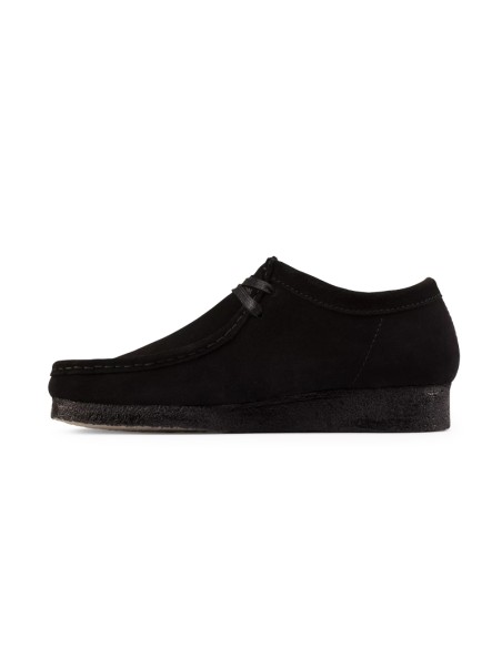 Clarks Wallabee W Black Suède