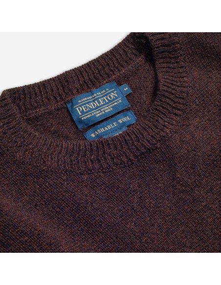 PENDLETON Wool Crew - Espresso Heather