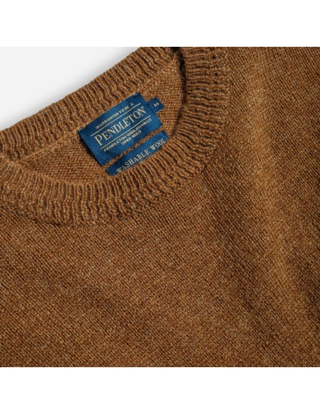 PENDLETON Wool Crew - Carmel Heather