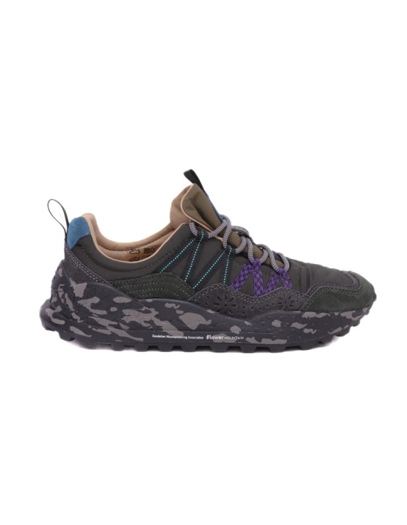Flower Mountain Washi Anthracite/Dark Grey/Green
