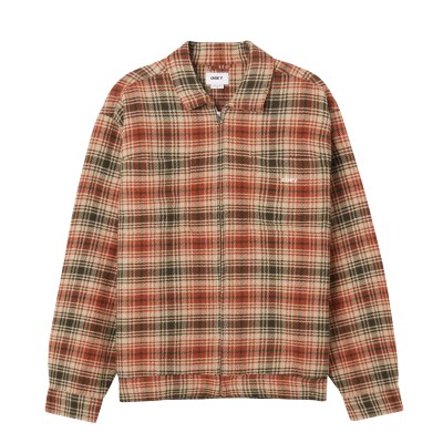 OBEY Alton zip shirt