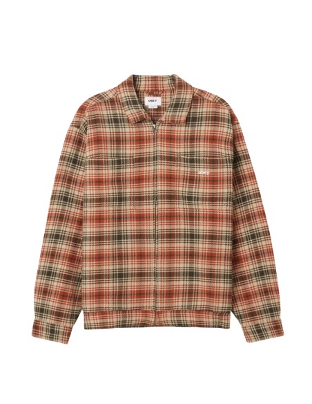 OBEY Alton zip shirt