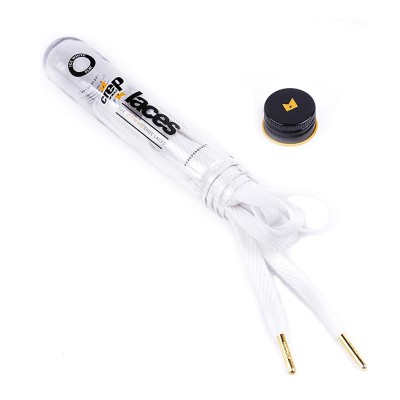 Crep Flat Laces White 2