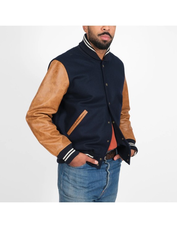 Dehen1920 Varsity jacket Navy/rust Dehen1920 Varsity jacket Navy/rust