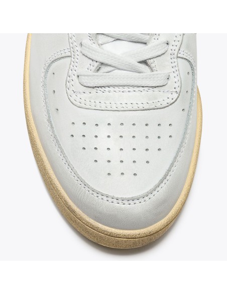 Diadora Mi Basket Used Low Bianco/Verde Verdeggiante