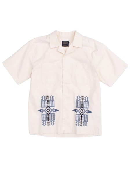 PENDLETON Camp Collar Shirt Bone/Fire Legend