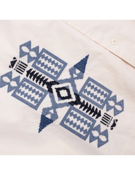 PENDLETON Camp Collar Shirt Bone/Fire Legend