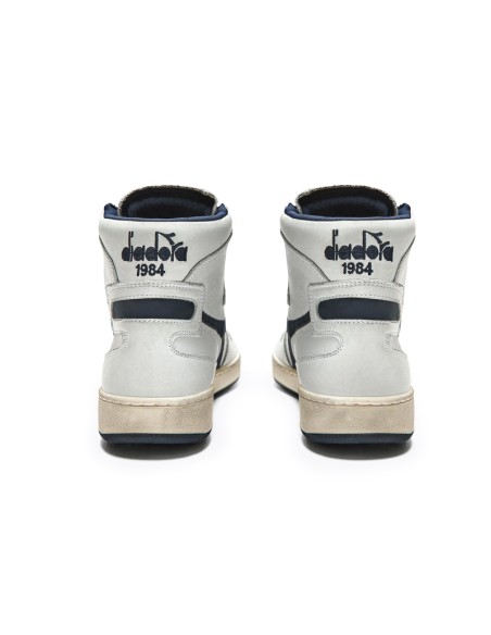 Diadora Mi Basket Used Blanc/Corsaire