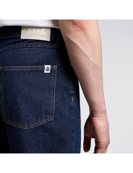 Edwin Cosmos Blue Dark Marble