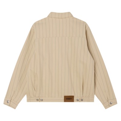 OBEY Stripe Zip Up Jacket 2