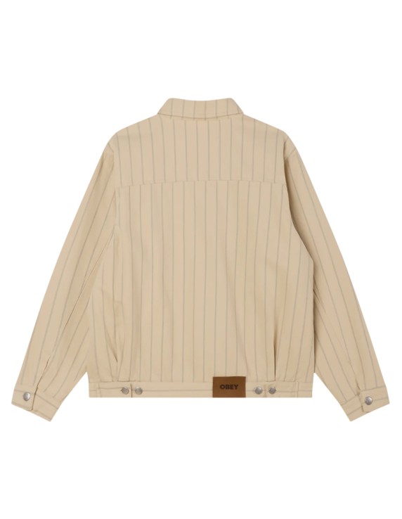OBEY Stripe Zip Up Jacket OBEY Stripe Zip Up Jacket