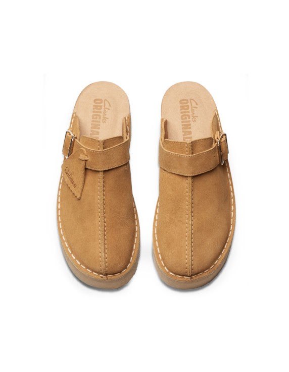 Clarks W TrekWedge Mule Mid Tan Clarks W TrekWedge Mule Mid Tan