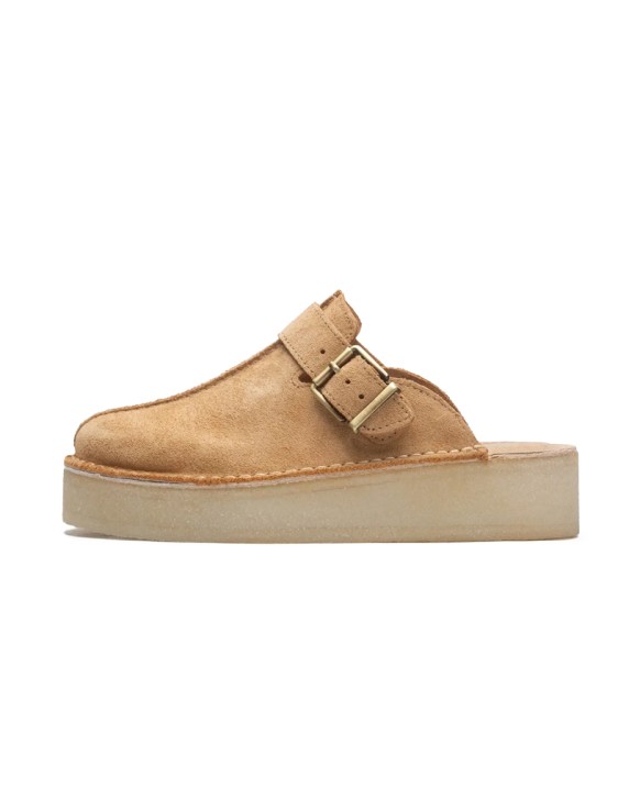 Clarks W TrekWedge Mule Mid Tan Clarks W TrekWedge Mule Mid Tan