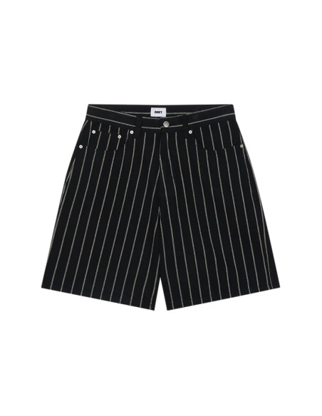 OBEY Stripe Baggy Denim Short