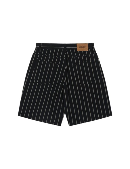 OBEY Stripe Baggy Denim Short