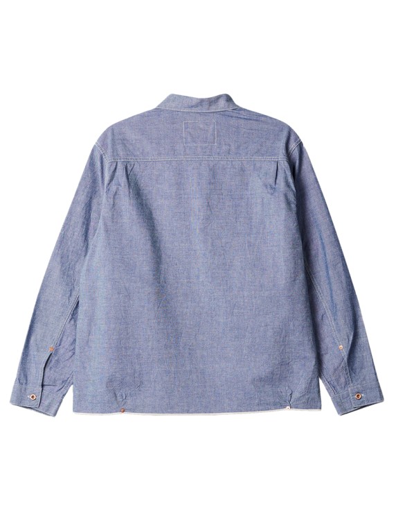 F.O.B F3487 Chambray P/O Shirt