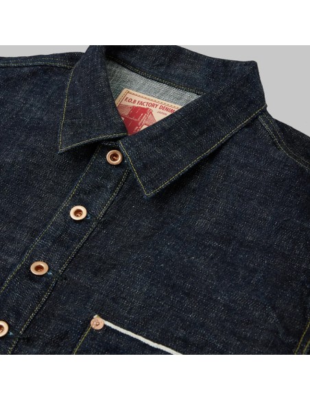 F.O.B F2384 G3 Denim P/O Jacket